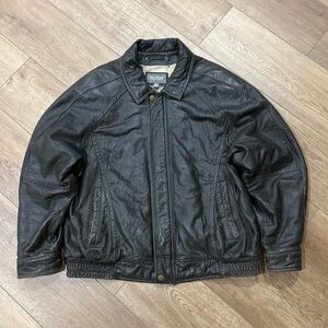 Wilsons Leather Black Jacket